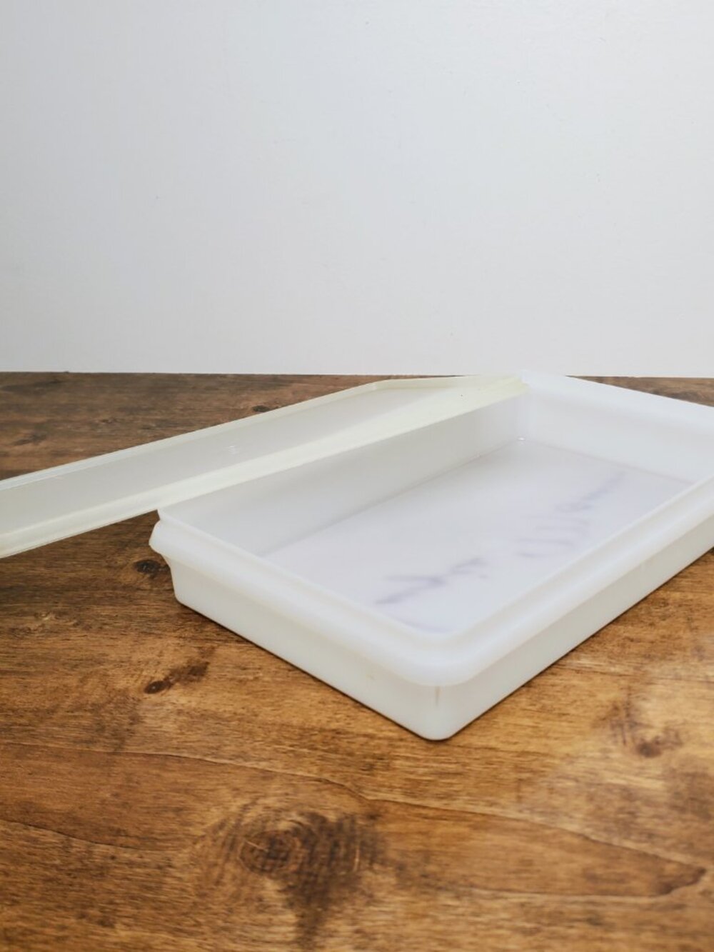 Vintage Tupperware Bacon Deli Cold Cuts Keeper #794 with Lid AS IS